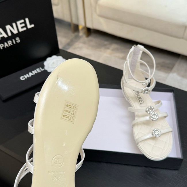 Chanel Sandals Laminated Lambskin 66964-2