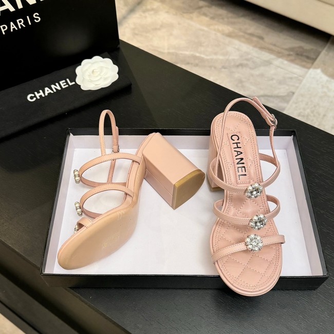 Chanel Sandals Laminated Lambskin 95mm G46964-2