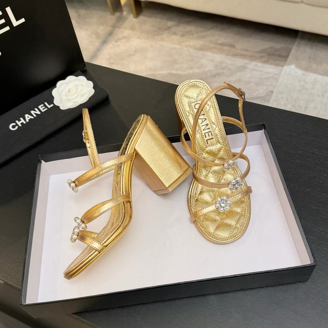Chanel Sandals Laminated Lambskin 95mm G46964-5