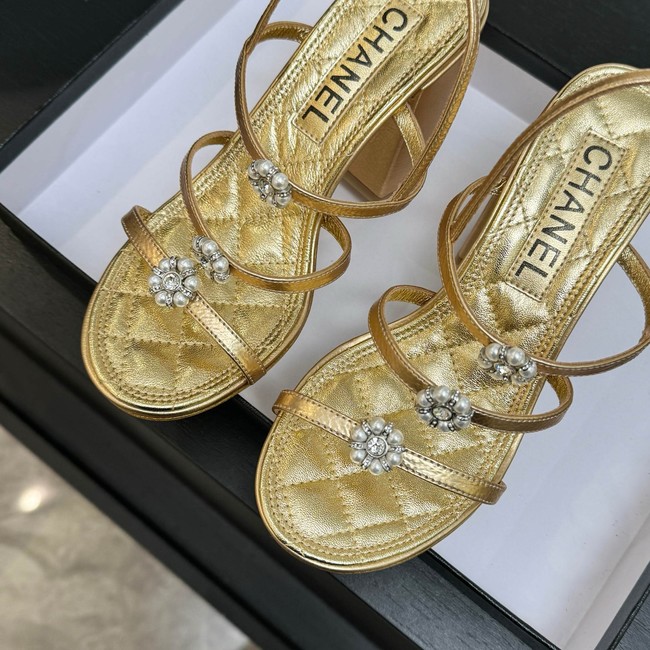 Chanel Sandals Laminated Lambskin 95mm G46964-5