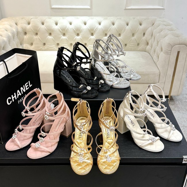 Chanel Sandals Laminated Lambskin 95mm G46999-4