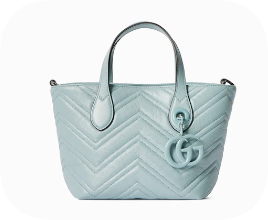 Gucci GG Marmont small tote bag 855391 Icy blue Gucci GG Marmont small tote bag 855391 Icy blue