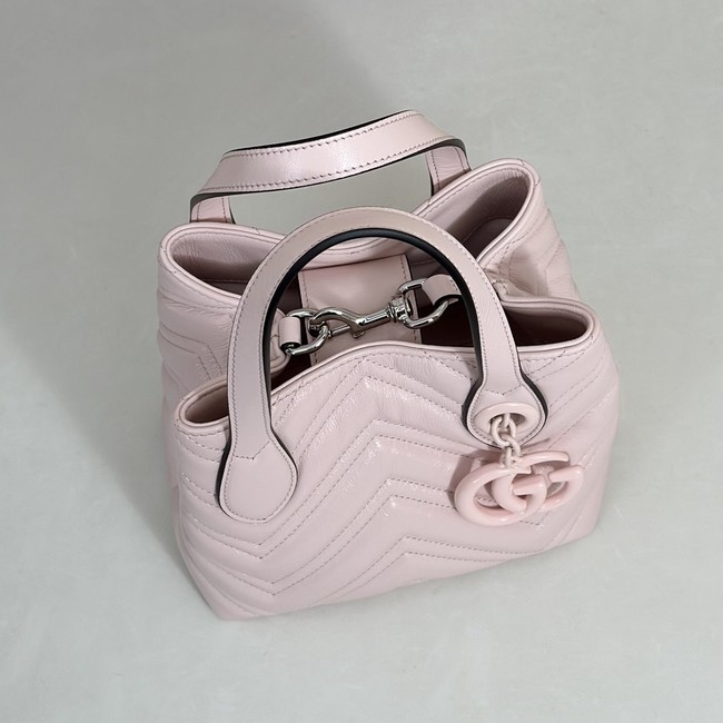 Gucci GG Marmont small tote bag 855391 pink