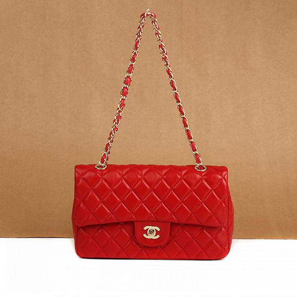 Chanel 2.55 Series Flap Bag A01112 Red Leather Golden Hardware Chanel 2.55 Series Flap Bag A01112 Red Leather Golden Hardware
