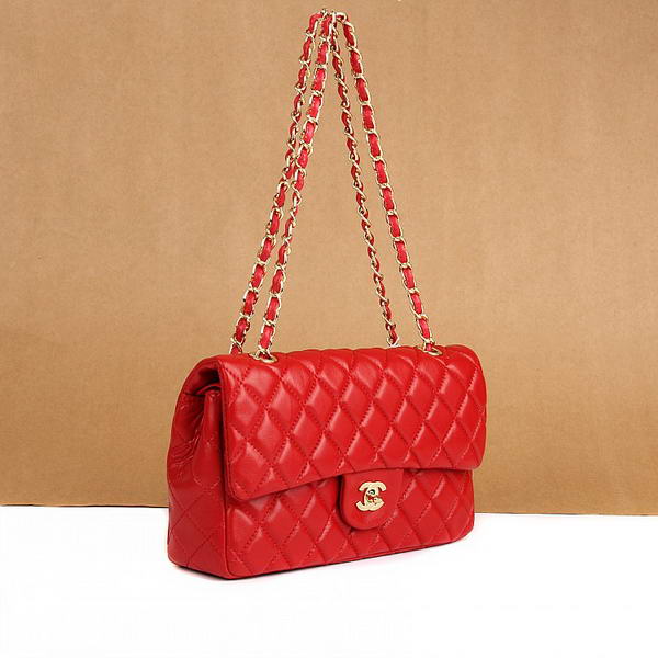 Chanel 2.55 Series Flap Bag A01112 Red Leather Golden Hardware Chanel 2.55 Series Flap Bag A01112 Red Leather Golden Hardware