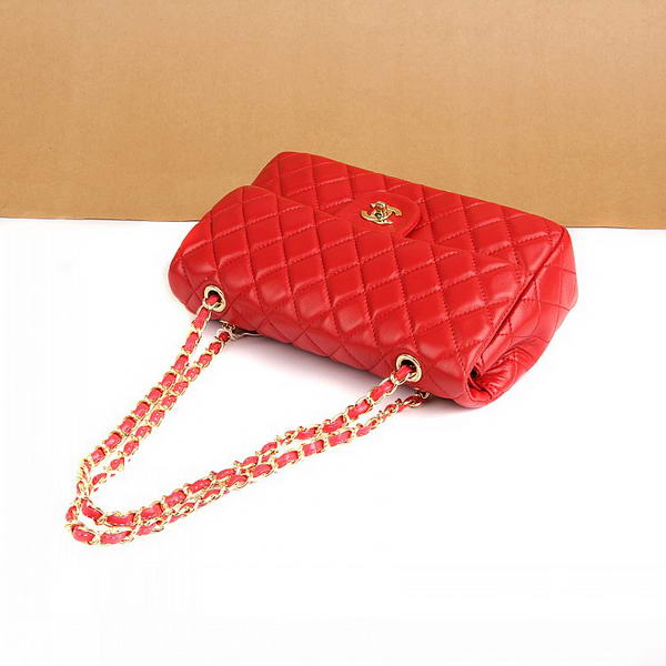 Chanel 2.55 Series Flap Bag A01112 Red Leather Golden Hardware Chanel 2.55 Series Flap Bag A01112 Red Leather Golden Hardware