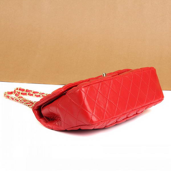 Chanel 2.55 Series Flap Bag A01112 Red Leather Golden Hardware Chanel 2.55 Series Flap Bag A01112 Red Leather Golden Hardware