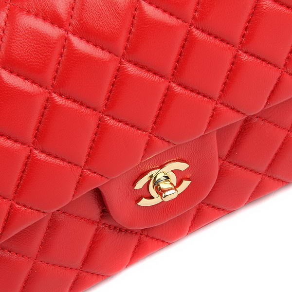 Chanel 2.55 Series Flap Bag A01112 Red Leather Golden Hardware Chanel 2.55 Series Flap Bag A01112 Red Leather Golden Hardware