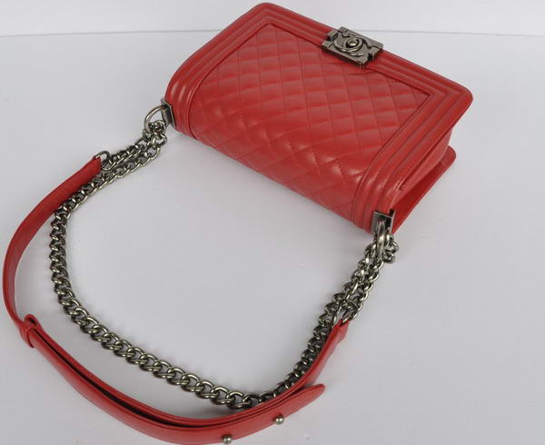 Chanel Le Boy Flap Shoulder Bag A67086 Red Chanel Le Boy Flap Shoulder Bag A67086 Red