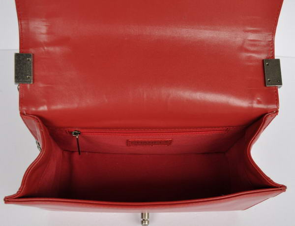 Chanel Le Boy Flap Shoulder Bag A67086 Red Chanel Le Boy Flap Shoulder Bag A67086 Red