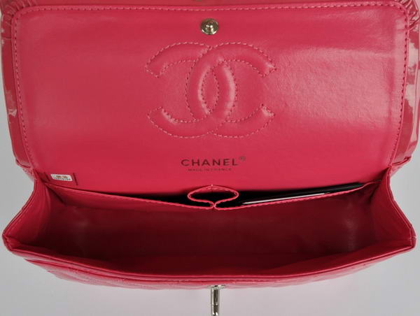 Cheap Chanel 2.55 Series Flap Bag 1112 Peach Patent Leather Silver Hardware Cheap Chanel 2.55 Series Flap Bag 1112 Peach Patent Leather Silver Hardware