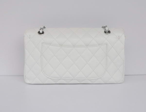 Cheap Chanel 2.55 Series Flap Bag 1113 White Leather Silver Hardware Cheap Chanel 2.55 Series Flap Bag 1113 White Leather Silver Hardware