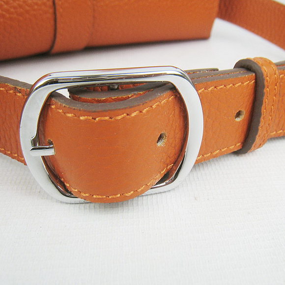 Hermes Orange Cow Leather Messenger Bags H2811 Hermes Orange Cow Leather Messenger Bags H2811