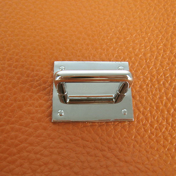 Hermes Orange Cow Leather Messenger Bags H2811 Hermes Orange Cow Leather Messenger Bags H2811