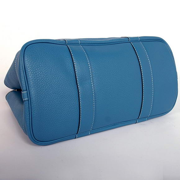 Hermes Garden Party 36CM Bag Clemence Blue Hermes Garden Party 36CM Bag Clemence Blue