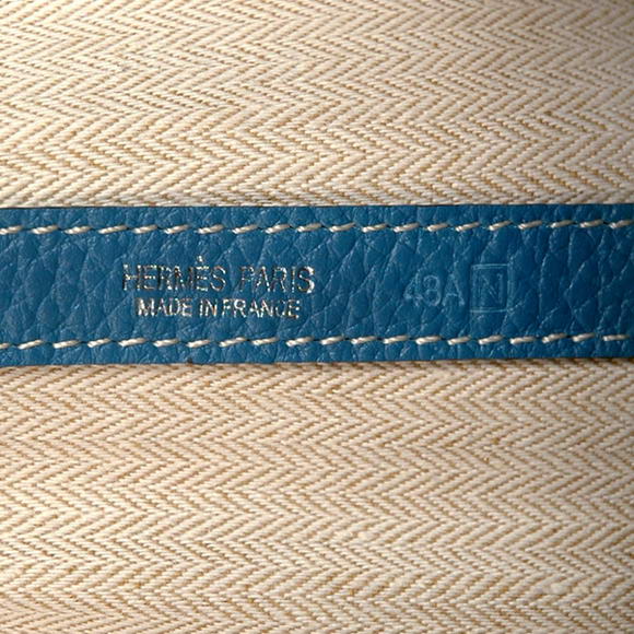 Hermes Garden Party 36CM Bag Clemence Blue Hermes Garden Party 36CM Bag Clemence Blue