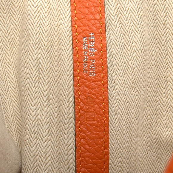 Hermes Garden Party 36CM Bag Clemence Orange Hermes Garden Party 36CM Bag Clemence Orange