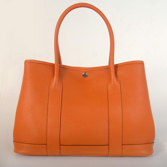Hermes Garden Party 36CM Bag Clemence Orange Hermes Garden Party 36CM Bag Clemence Orange