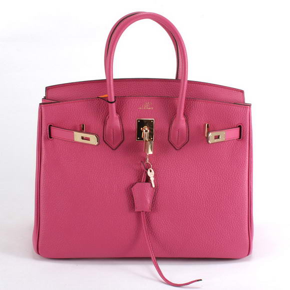 Hermes Birkin 35CM Togo Leather Handbag 6089 Rose Golden