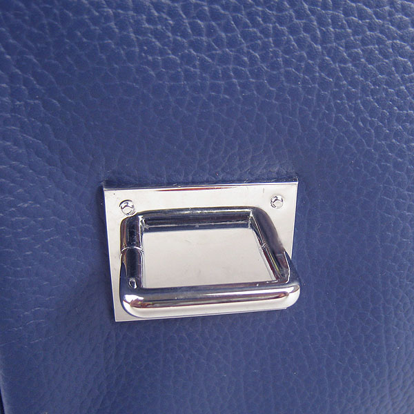 Hermes Jypsiere Togo Leather Messenger Bag Dark Blue Hermes Jypsiere Togo Leather Messenger Bag Dark Blue