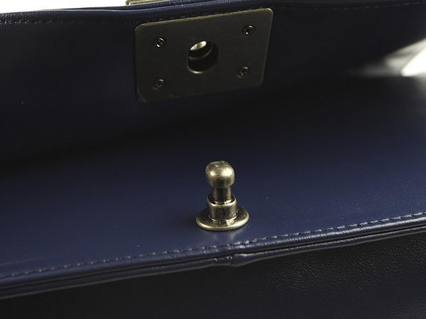 Chanel A67026 Royalblue Large Le Boy Flap Shoulder Bag Silver Chanel A67026 Royalblue Large Le Boy Flap Shoulder Bag Silver