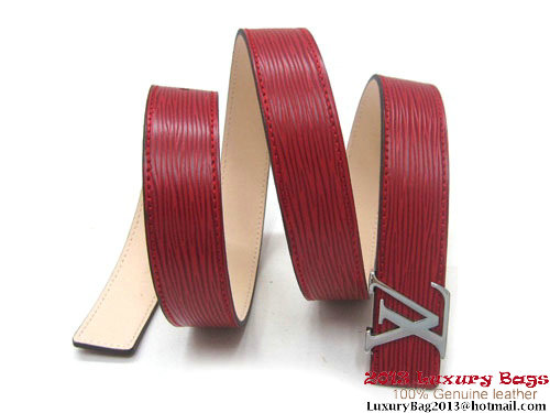 Louis Vuitton Epi Leather Belts M9606V Red Louis Vuitton Epi Leather Belts M9606V Red