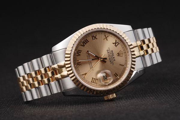 Rolex Datejust Golden Cutwork Surface Watch-RD2368 Rolex Datejust Golden Cutwork Surface Watch-RD2368