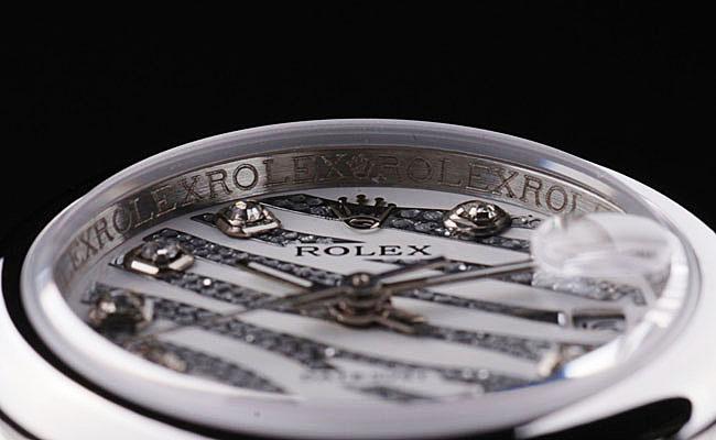 Rolex Datejust Silver Cutwork Women 25mm Watch-RD3769 Rolex Datejust Silver Cutwork Women 25mm Watch-RD3769