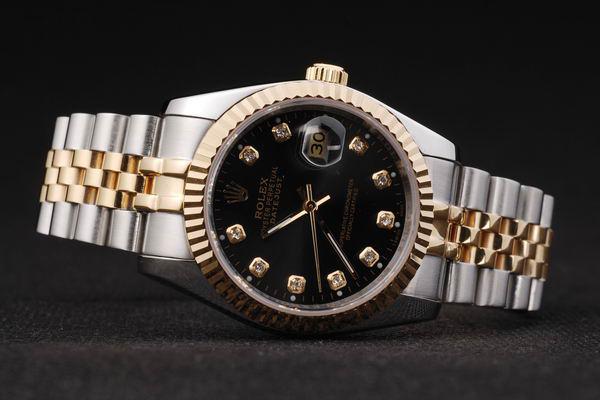 Rolex Datejust Stainless Steel Black Surface Watch-RD2378 Rolex Datejust Stainless Steel Black Surface Watch-RD2378