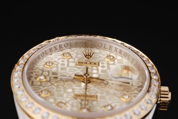 Rolex Datejust Stainless Steel Diamond Cutwork Watch-RD2388 Rolex Datejust Stainless Steel Diamond Cutwork Watch-RD2388