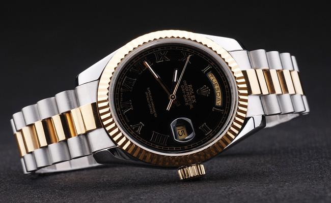 Rolex Day-Date Golden&Black Surface Watch-RD2879