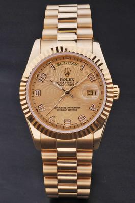 Rolex Day-Date Golden Surface Watch-RD3817 Rolex Day-Date Golden Surface Watch-RD3817