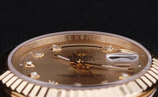Rolex Day-Date Stainless Steel Golden Surface Watch-RD3828 Rolex Day-Date Stainless Steel Golden Surface Watch-RD3828