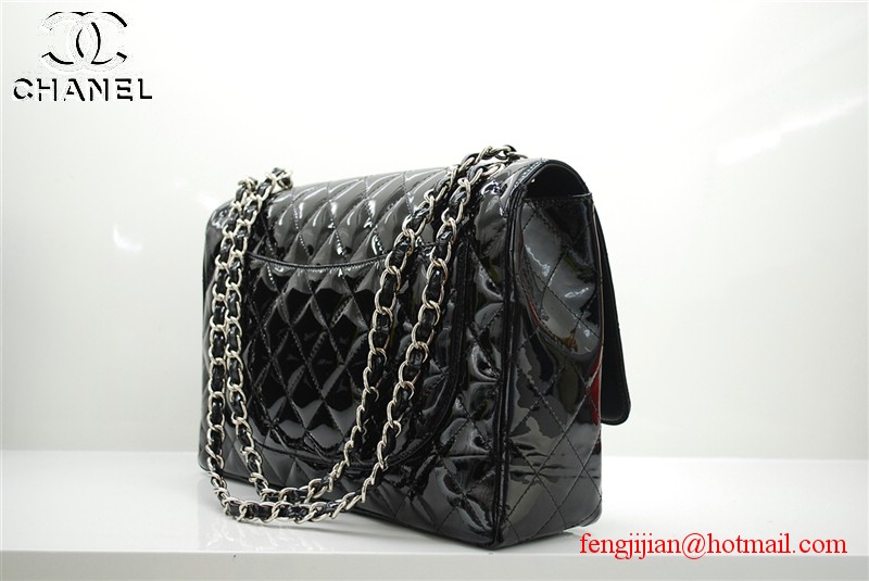 Chanel Classic Flap Bag 36070 Black with Silver chain Chanel Classic Flap Bag 36070 Black with Silver chain