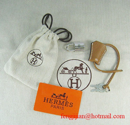 Hermes 35cm Embossed Veins Leather Bag Light Coffee 6089 Silver Hardware Hermes 35cm Embossed Veins Leather Bag Light Coffee 6089 Silver Hardware