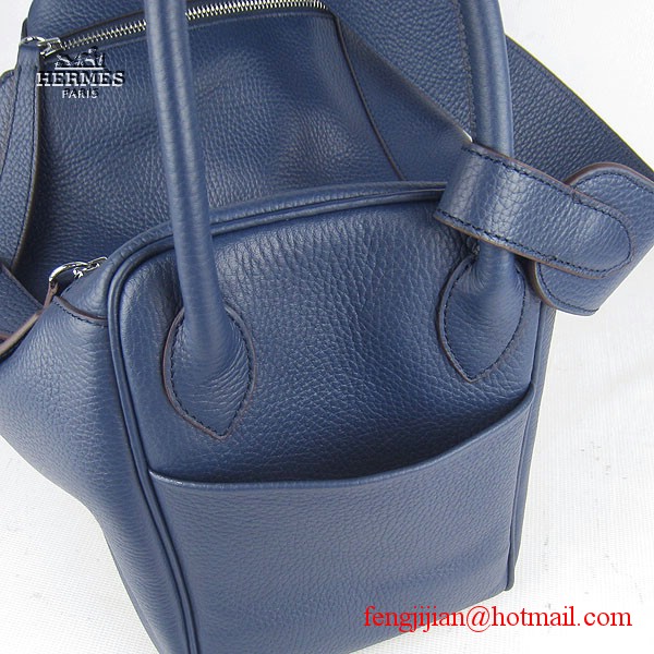 Hermes Women Shoulder Bag Dark Blue 6208 Hermes Women Shoulder Bag Dark Blue 6208
