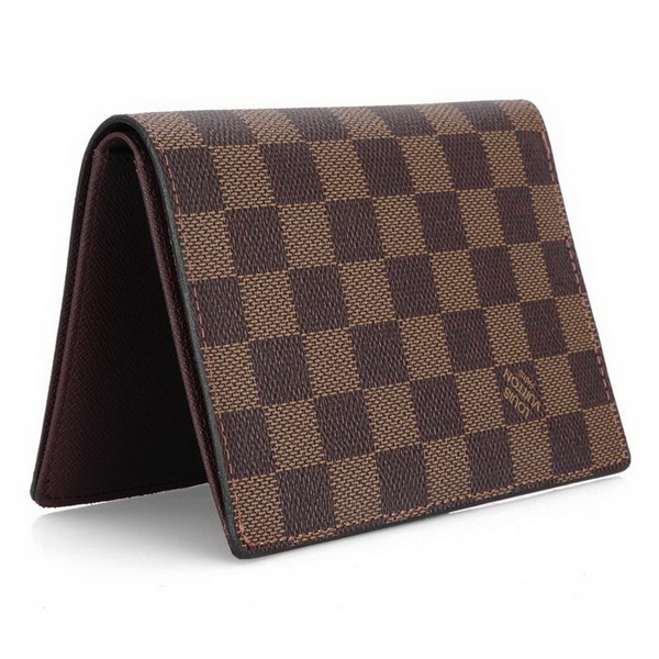 Louis Vuitton Damier Ebene Canvas Brazza Wallet N60017 Louis Vuitton Damier Ebene Canvas Brazza Wallet N60017