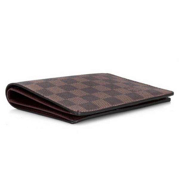 Louis Vuitton Damier Ebene Canvas Brazza Wallet N60017 Louis Vuitton Damier Ebene Canvas Brazza Wallet N60017