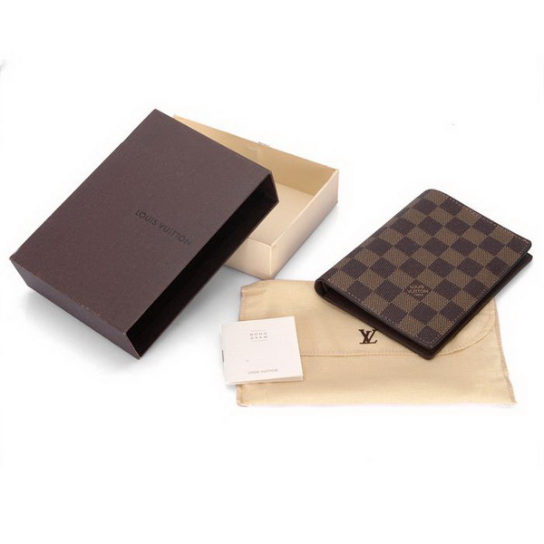 Louis Vuitton Damier Ebene Canvas Brazza Wallet N60017 Louis Vuitton Damier Ebene Canvas Brazza Wallet N60017