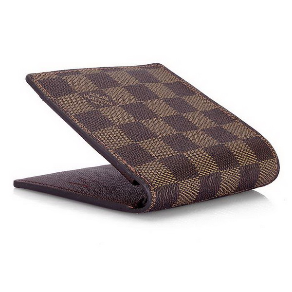 Louis Vuitton Damier Ebene Canvas Marco Wallet N61675 Louis Vuitton Damier Ebene Canvas Marco Wallet N61675