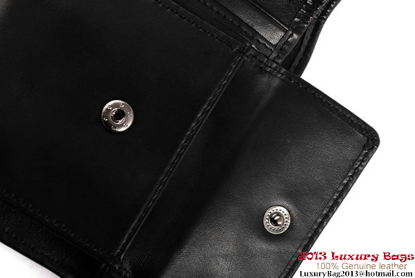 Bottega Veneta Intrecciato Nappa Leather Wallet BV1566 Black Bottega Veneta Intrecciato Nappa Leather Wallet BV1566 Black