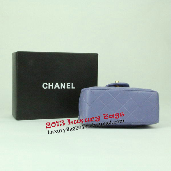 Chanel mini Classic Flap Bag Lavender Leather 1115 Gold Chain Chanel mini Classic Flap Bag Lavender Leather 1115 Gold Chain