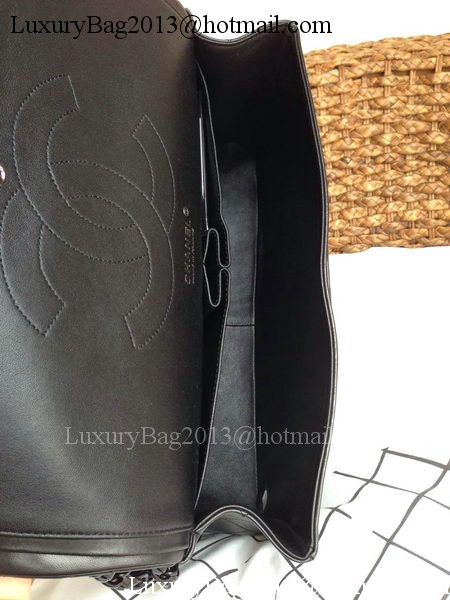Chanel Classic Flap Bag Original Lambskin Leather A1113 Black Chanel Classic Flap Bag Original Lambskin Leather A1113 Black