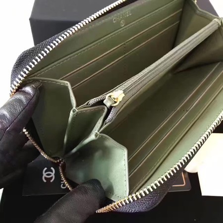 Boy Chanel Zip Around Wallet Cannage Pattern CHA5265 Black Boy Chanel Zip Around Wallet Cannage Pattern CHA5265 Black