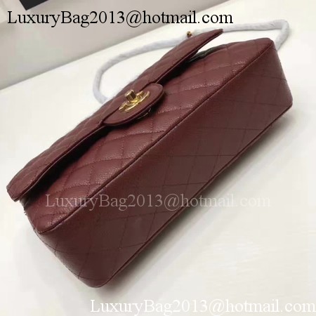 Chanel 2.55 Series Flap Bags Original Cannage Pattern A1112 Wine Chanel 2.55 Series Flap Bags Original Cannage Pattern A1112 Wine