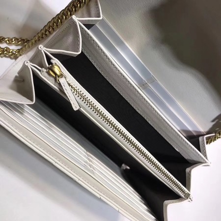 Gucci GG Marmont Matelasse mini Bag 474575 White Gucci GG Marmont Matelasse mini Bag 474575 White