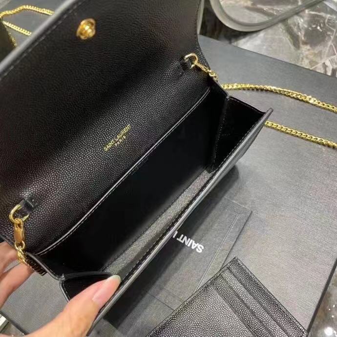 Yves Saint Laurent Calf leather cross-body bag Y707788 black Yves Saint Laurent Calf leather cross-body bag Y707788 black