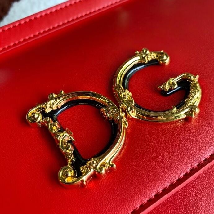 Dolce & Gabbana Origianl Leather Shoulder Bag 5157 red Dolce & Gabbana Origianl Leather Shoulder Bag 5157 red