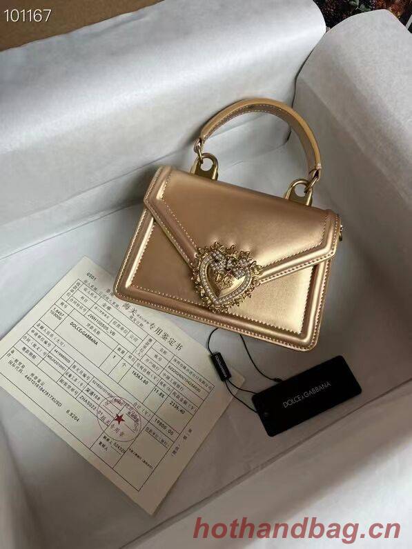 Dolce & Gabbana Origianl Leather Shoulder Bag 4011 gold Dolce & Gabbana Origianl Leather Shoulder Bag 4011 gold