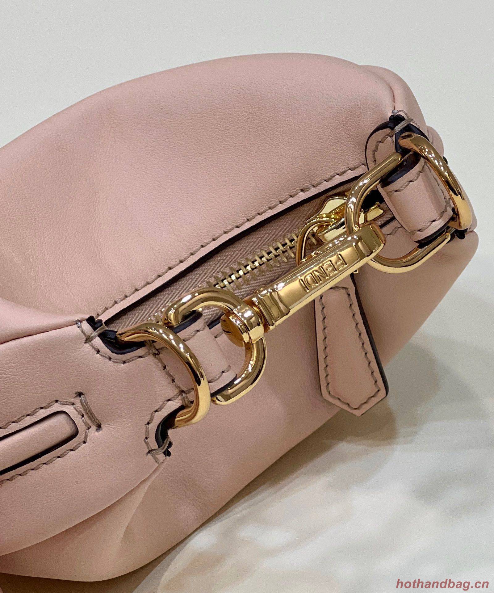Fendi Praphy Original Leather Big Logo Bag 80056M 80056S Pink Fendi Praphy Original Leather Big Logo Bag 80056M 80056S Pink
